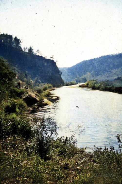 Barevná procházka údolím Dyje před 100 lety